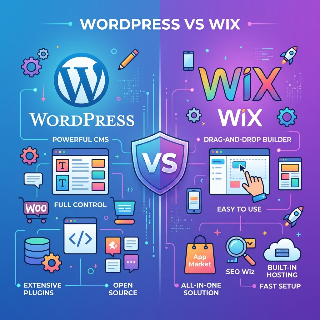 WordPress vs Wix Platform Comparison 2026