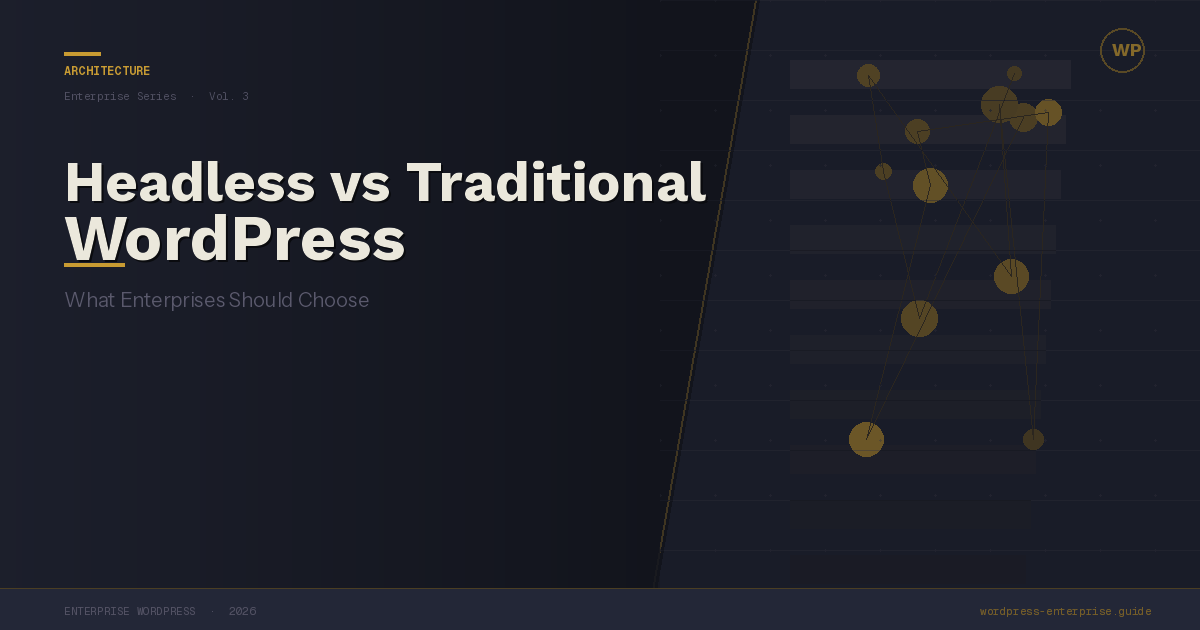 Headless WordPress vs Traditional WordPress : What Enterprise Should Choose