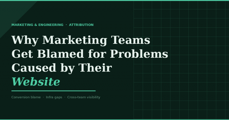 Why Marketing Teams Get Blamed for Problems Caused by Their Website