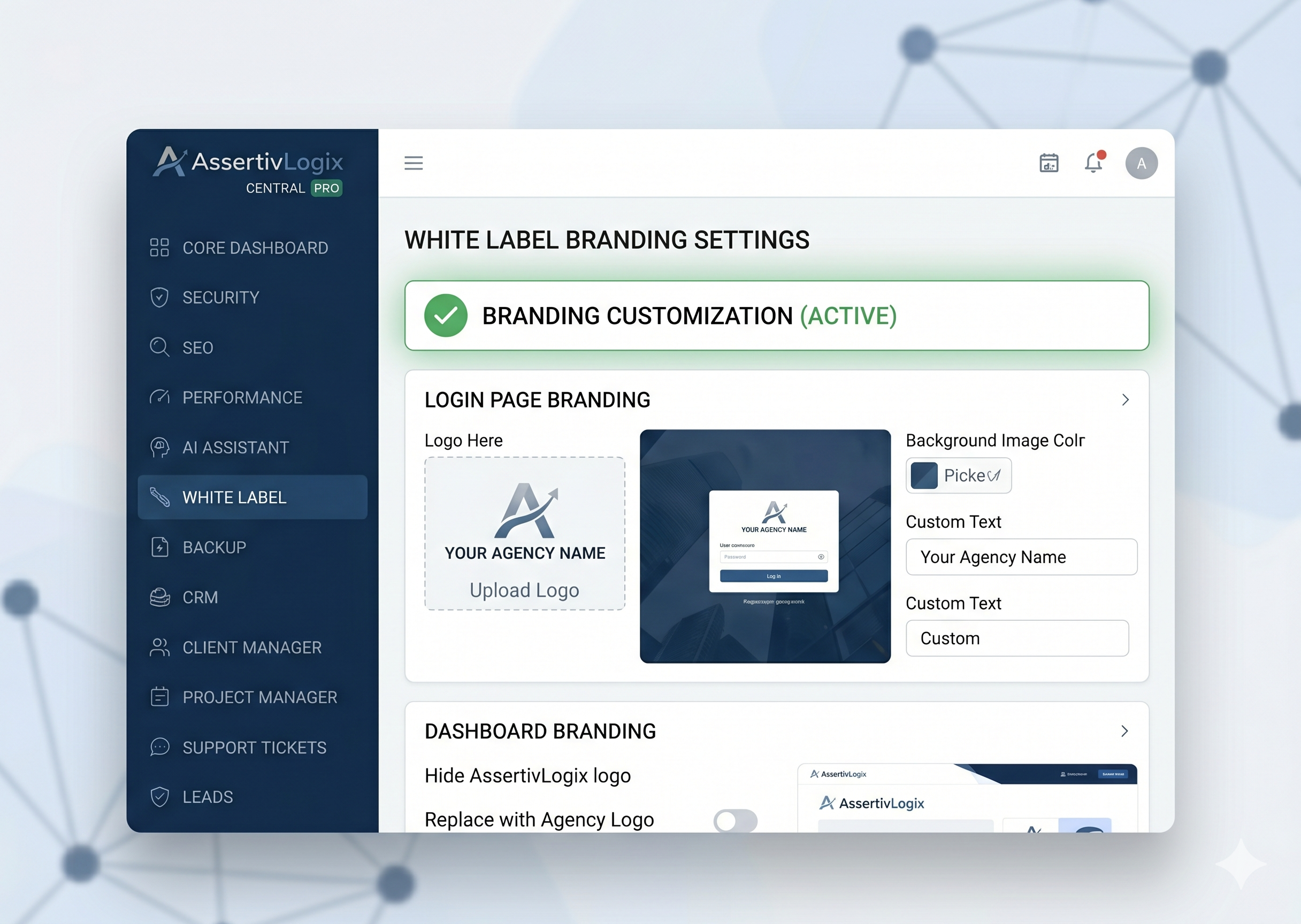 CRM and Lead Management - AssertivLogix Central Pro