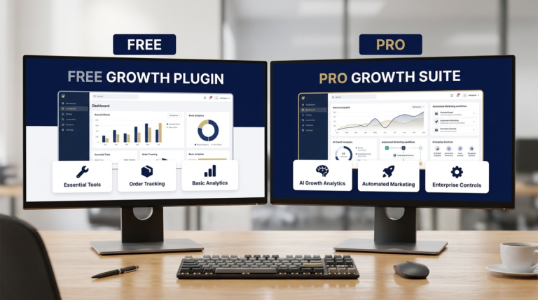 Free vs Pro WooCommerce Growth Plugins: What Features Do You Actually Need?