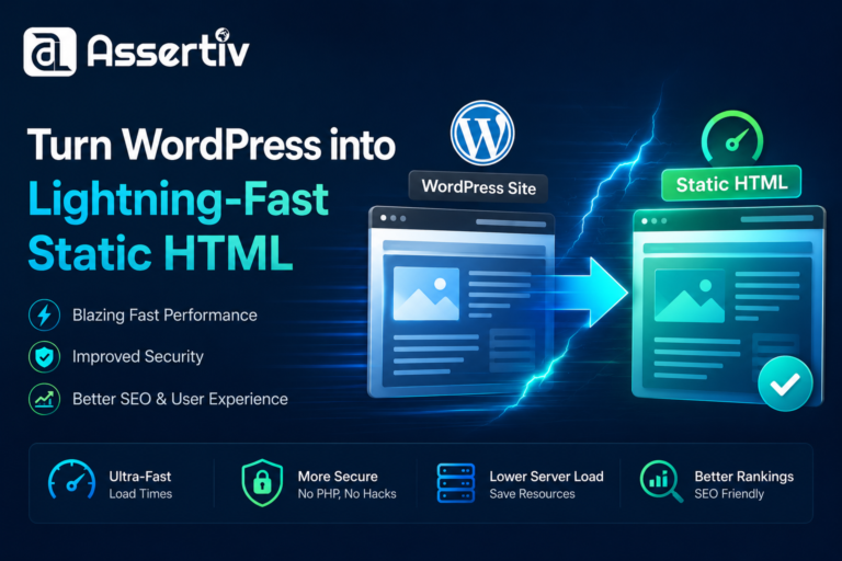 How to Turn Your WordPress Website into a Lightning-Fast Static HTML Website