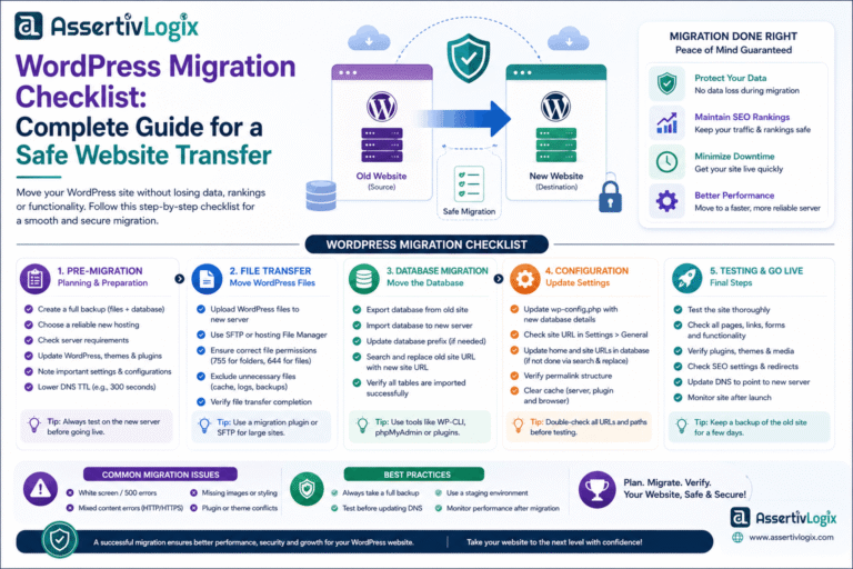 WordPress Migration Checklist: Complete Guide for a Safe Website Transfer