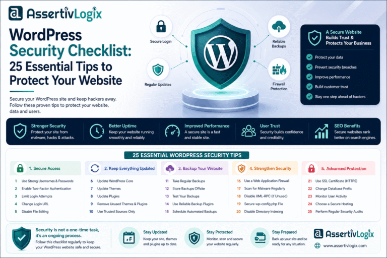 WordPress Security Checklist: 25 Essential Tips to Protect Your Website