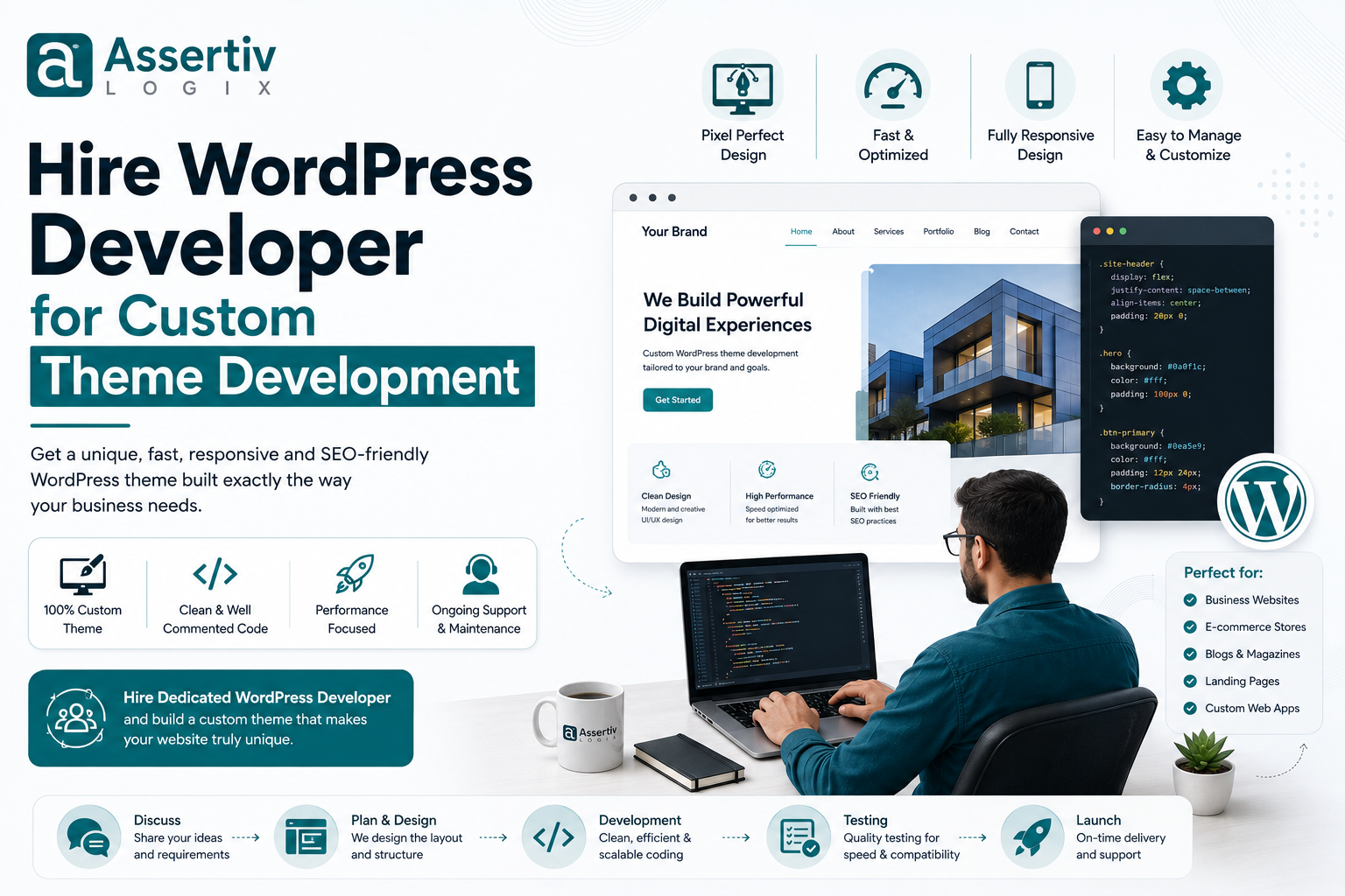 Hire WordPress Developer for Custom Theme Development