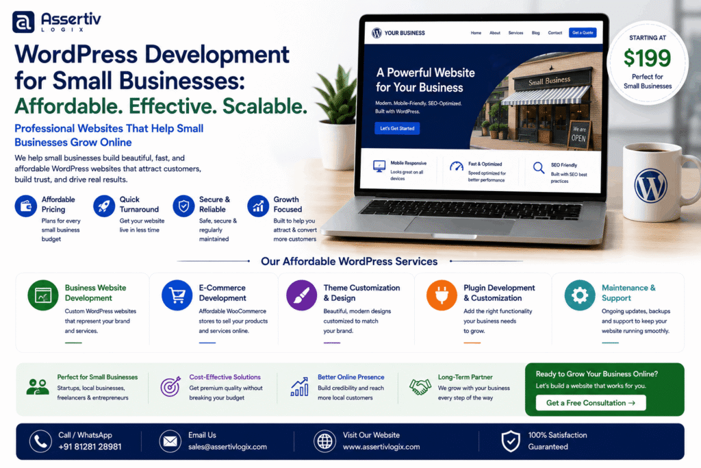 WordPress Development for Small Businesses: Affordable