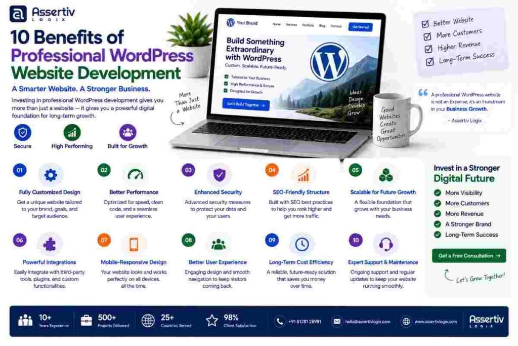 10 Benefits of Professional WordPress Website Development