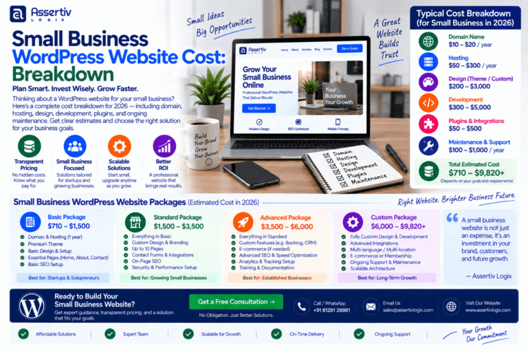 Small Business WordPress Website Cost: Breakdown