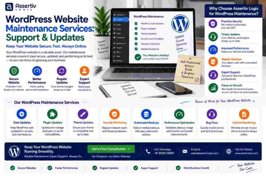 WordPress Website Maintenance Services: Support & Updates
