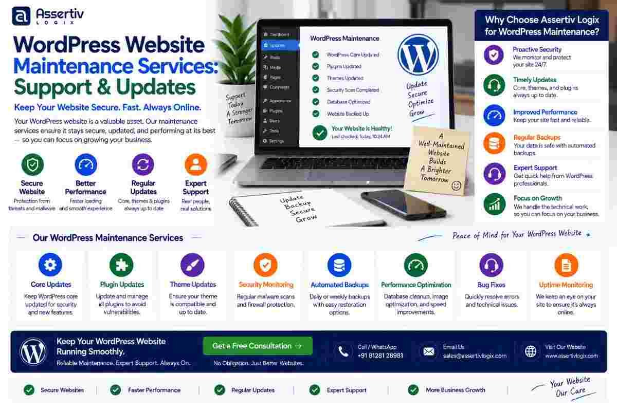 WordPress Website Maintenance Services: Support & Updates