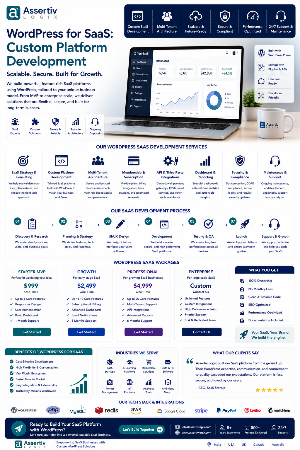 WordPress for SaaS Custom Platform Development